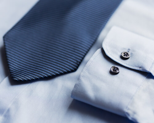 Necktie on Shirt Necktie on Shirt